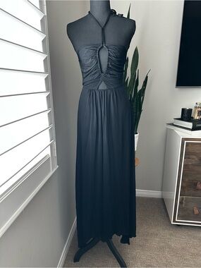 Ramy Brook | Dresses | Ramy Brook Arina Halter Dresssize Western Bluenew  With Tags Nonsmoking | Poshmark
